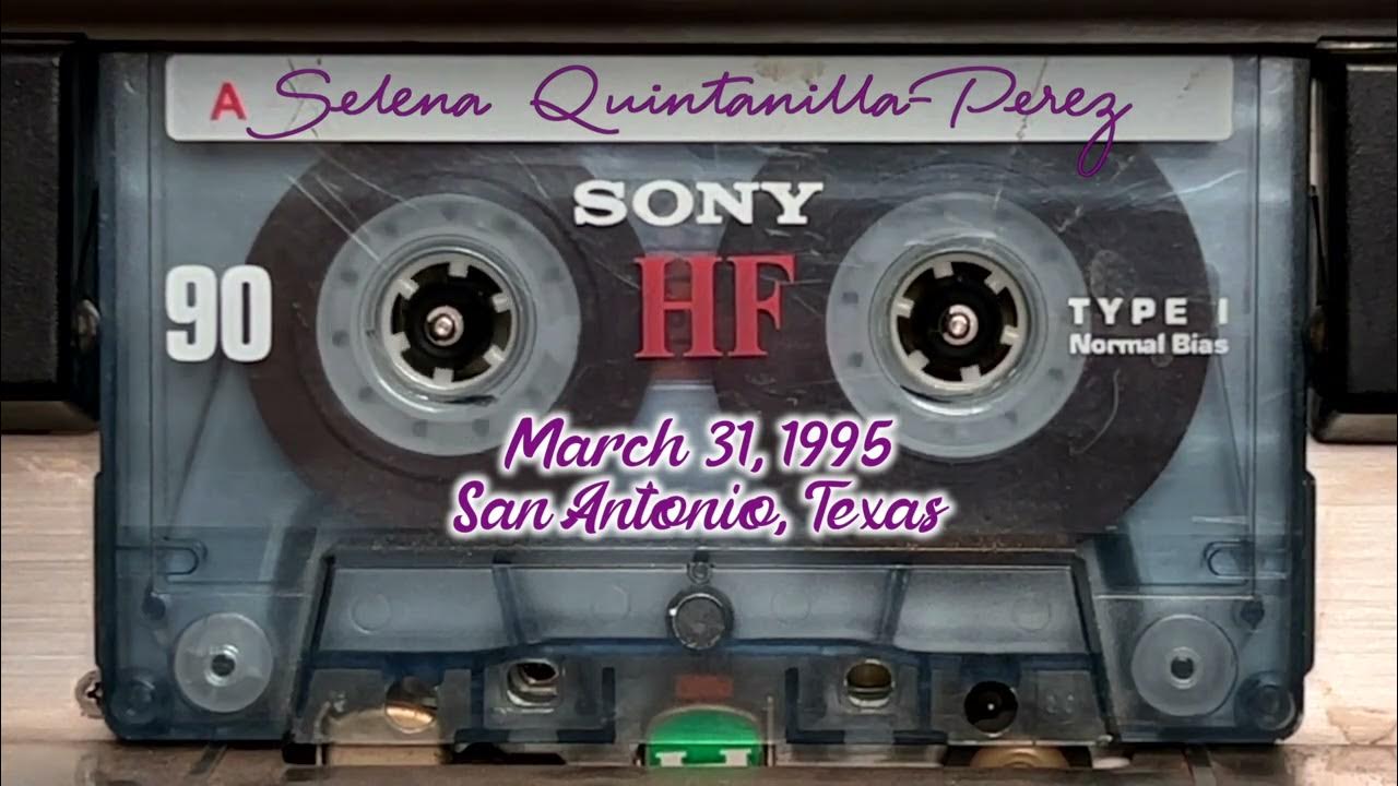 Audio recording of selena quintanilla perez passing on kxtn 107 5