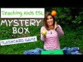 Teach Kids ESL - Mystery Box Flashcard Game // Kids English Theatre