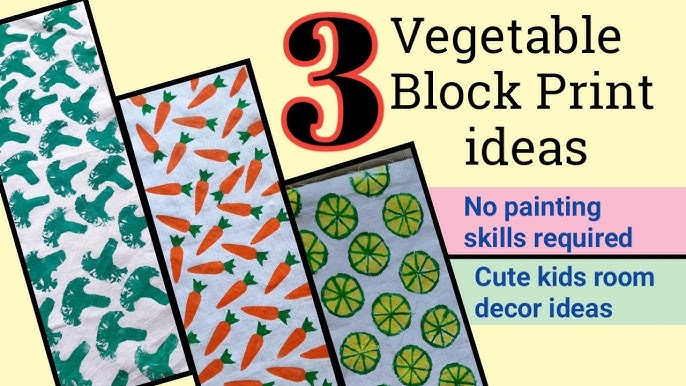 How to Make a Potato Stamp Block Print — The Green Mad House