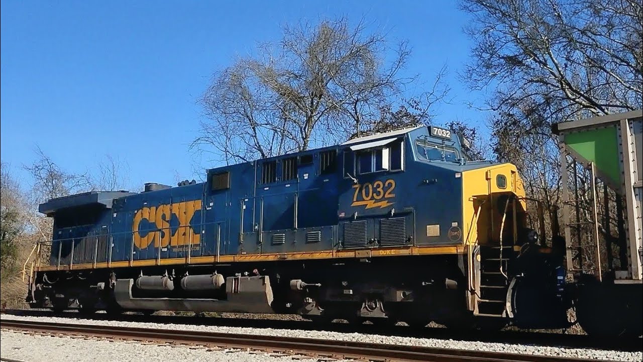 CSX Southbound Coal Train w/ Rear DPU Brentwood, TN 01/01/26 - YouTube