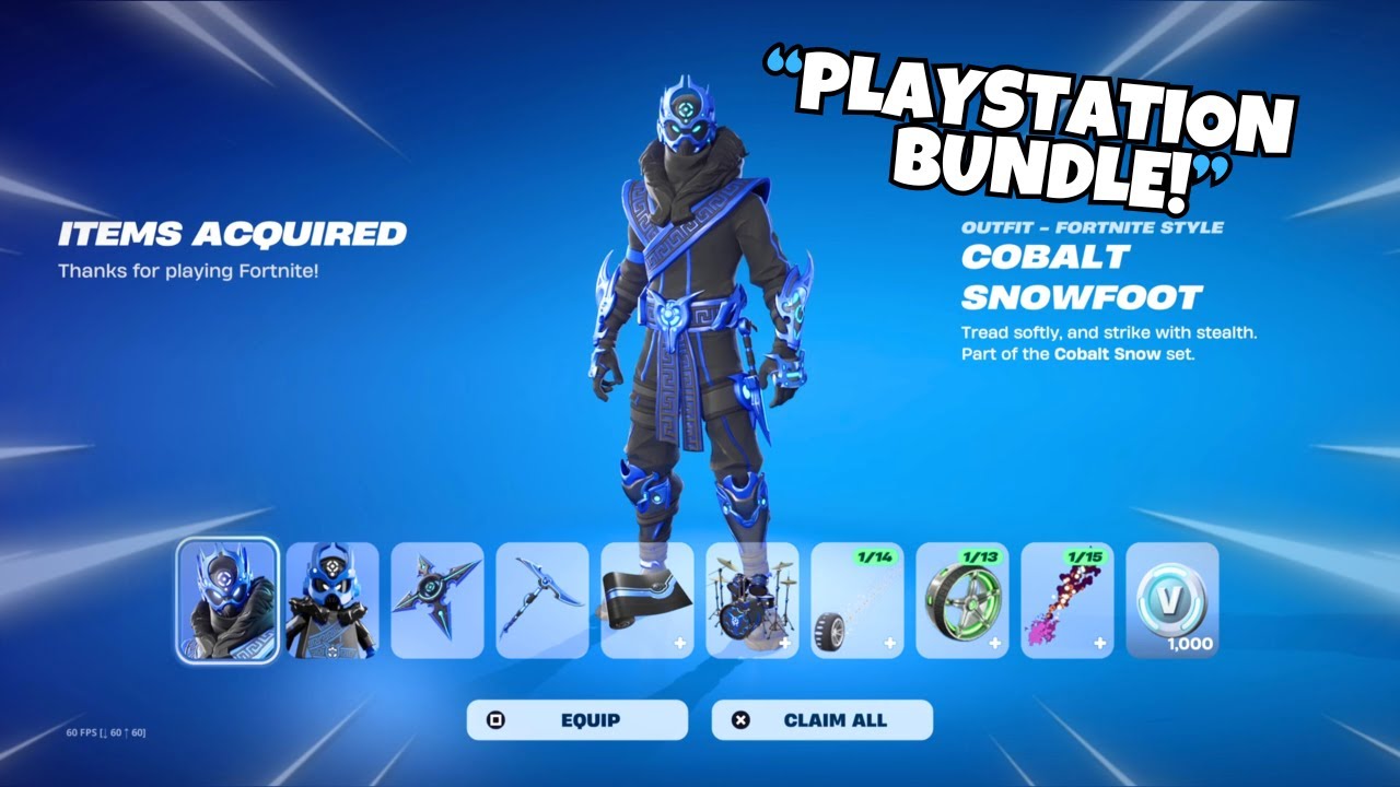 I Finally Got The Cobalt Star Bundle In Fortnite! (LIMITED TIME PlayStation 5 Bundle)