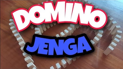 DOMINO JENGA: VIDEO & SLOW MOTION