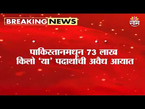 पाकिस्तानमधून 73 लाख किलो खडेमिठाची अवैध आयात | Pakistan Rock Salt Import