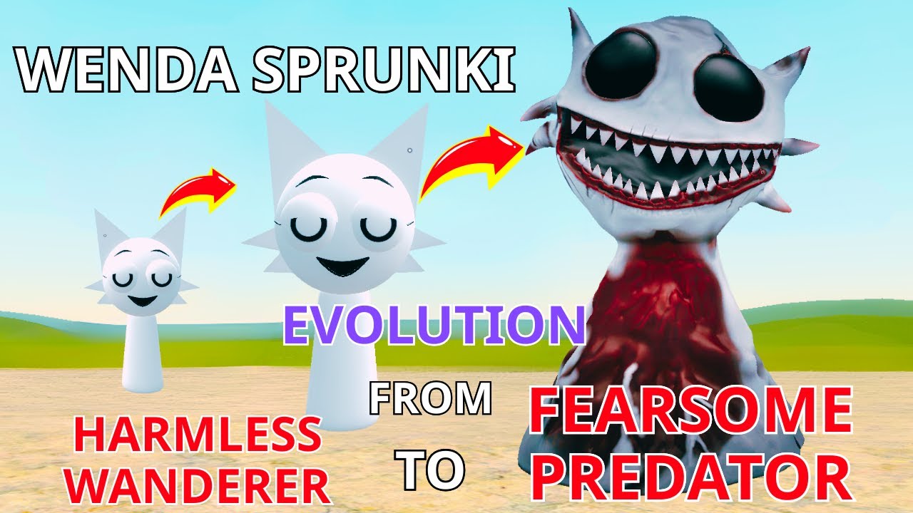 Wenda White Sprunki: The Evolution From Harmless Wanderer to Fearsome Predator | GMod