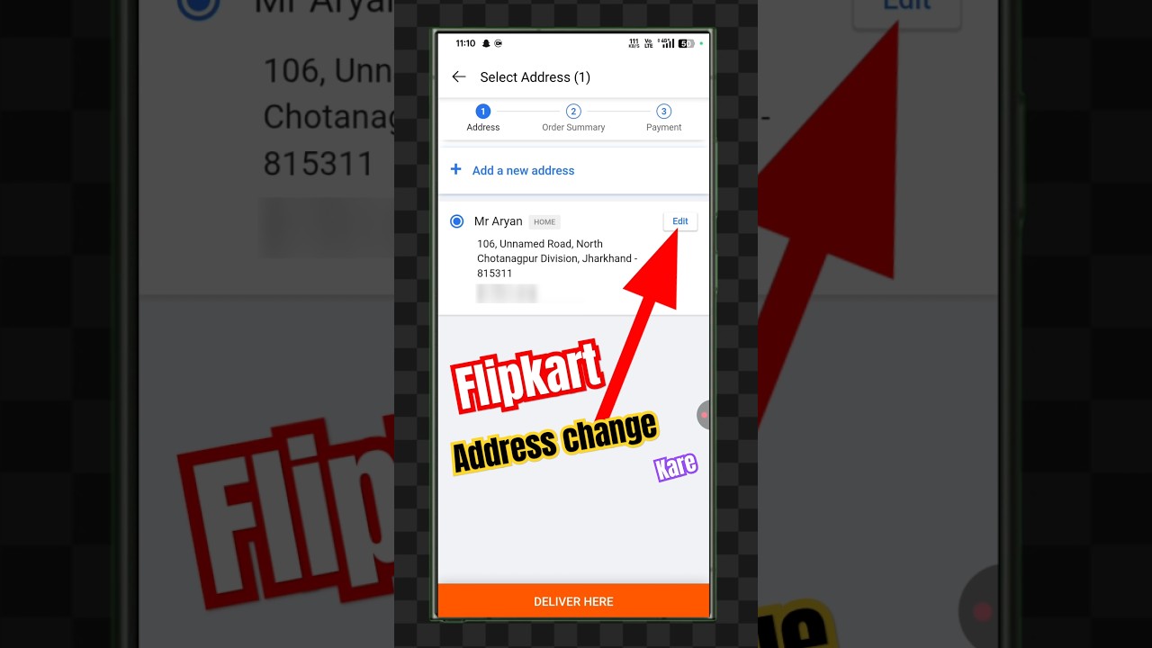 Flipkart me address kaise change kare | Flipkart me address kaise badle | Flipkart Address Change