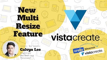 VistaCreate New Multi Resize Feature (1 Click Resize To Multiple Social Media Template)