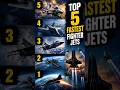 Top 5 Most Incredible Fighter Jets — Number 1 Will Shock You! 😨🚀#FighterJets #FastestJets #Military