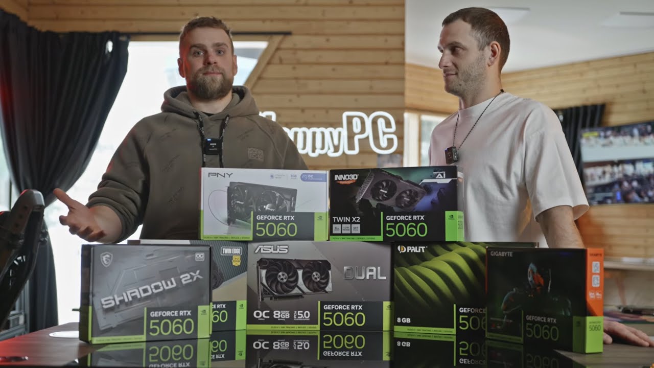 Какая RTX5060 лучше? 🔥 Тест 7 разных версий! 