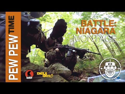 Robo-Airsoft: Pew Pew Time - Battle Niagara - Gameplay Montage Special