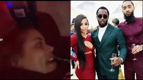 Nipsey Hussle V!de0 Catching Diddy Clapping Lauren London Cheek$