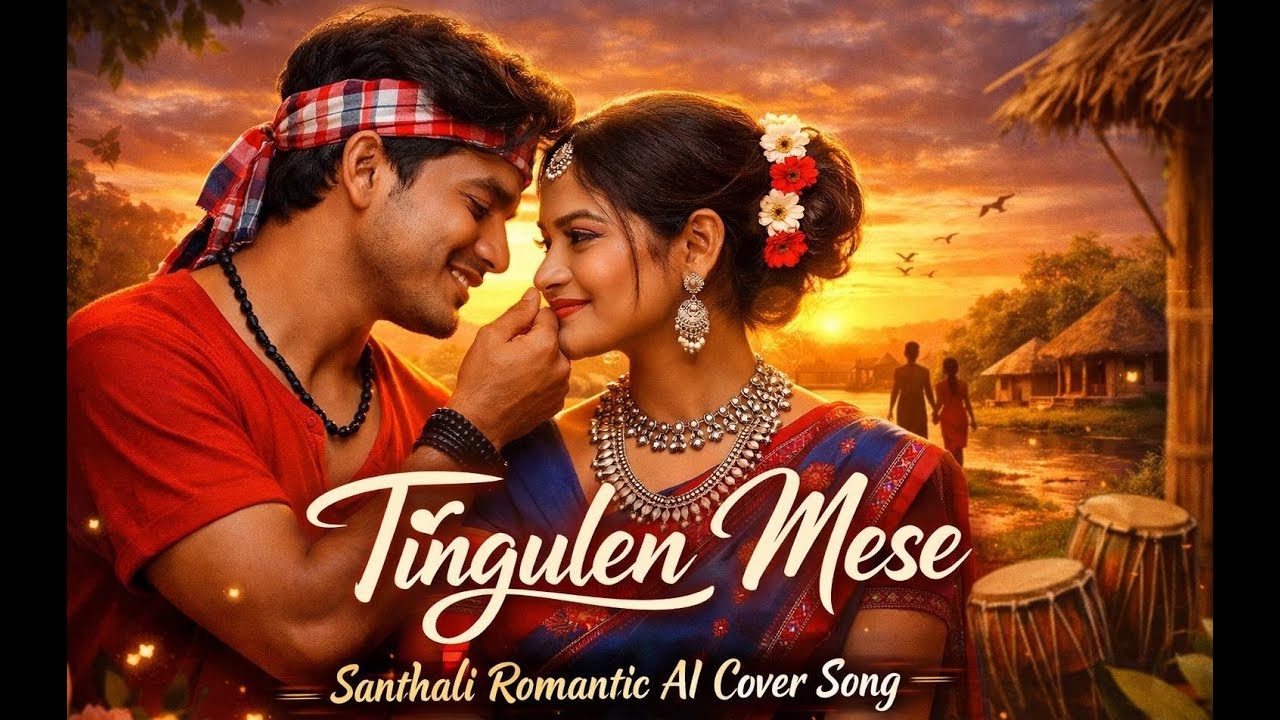 Tingulen Mese | 90s Bollywood Style Remix | 💝 Romantic Duet /Santhali Ai Cover Song 