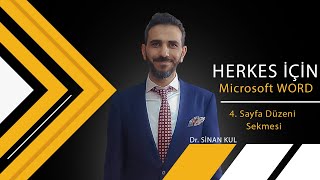 4. Microsoft Word - Sayfa Düzeni (Herkes için Ofis Programları Eğitimi)