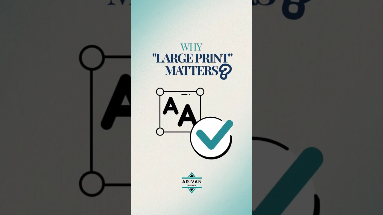 Why large print matters? 