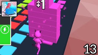 Stack Colors | Satisfying Gameplay | Levels 121-130 | Ep.13 |🚶🔥