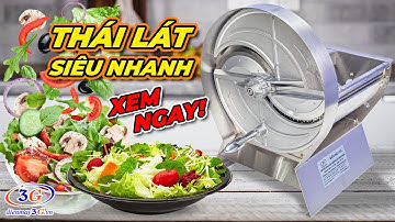 MÁY THÁI, CẮT LÁT HÀNH TỎI RAU CỦ QUẢ QUAY TAY TỐT NHẤT |ĐIỆN MÁY 3G