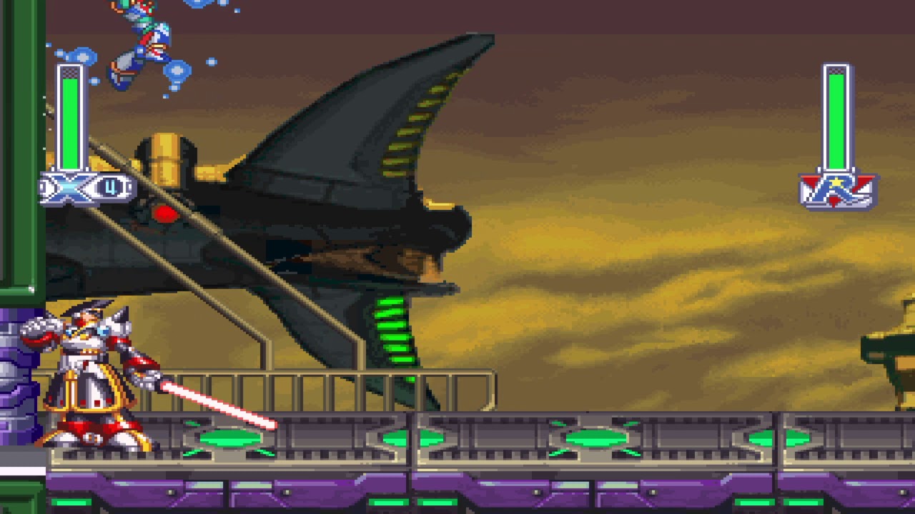 Mega Man X4 Legacy Collection Space Port Colonel Fight Part 2 - YouTube