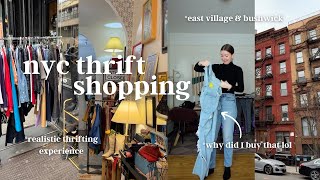 What thrift shopping is ACTUALLY like in NYC (apartment decor & clothing) Part 2.