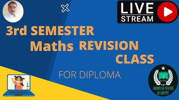 3 Sem Maths Revision class for diploma students @SRINIVASMATHS #diploma #polytechnic #maths