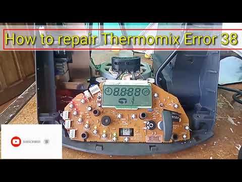 How to repair Thermomix Error 38.