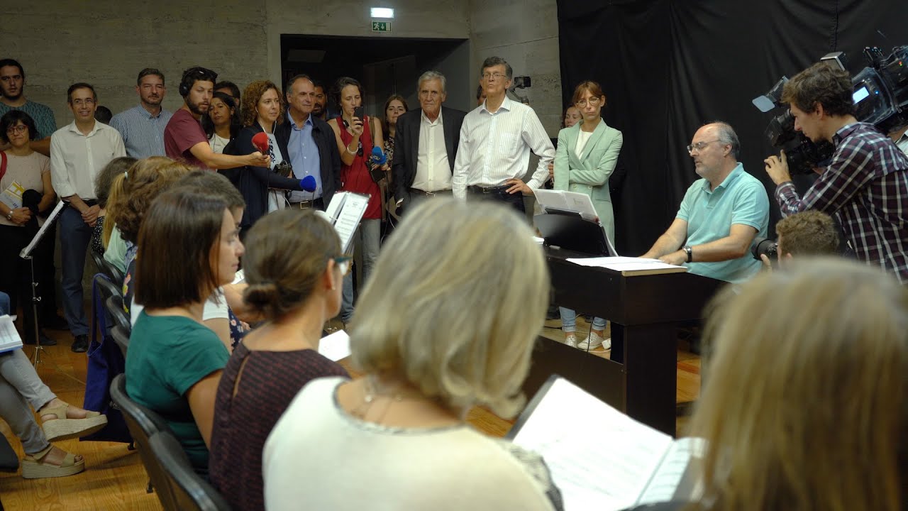 Jerónimo de Sousa: Visita à Sociedade Filarmónica Humanidade em Palmela