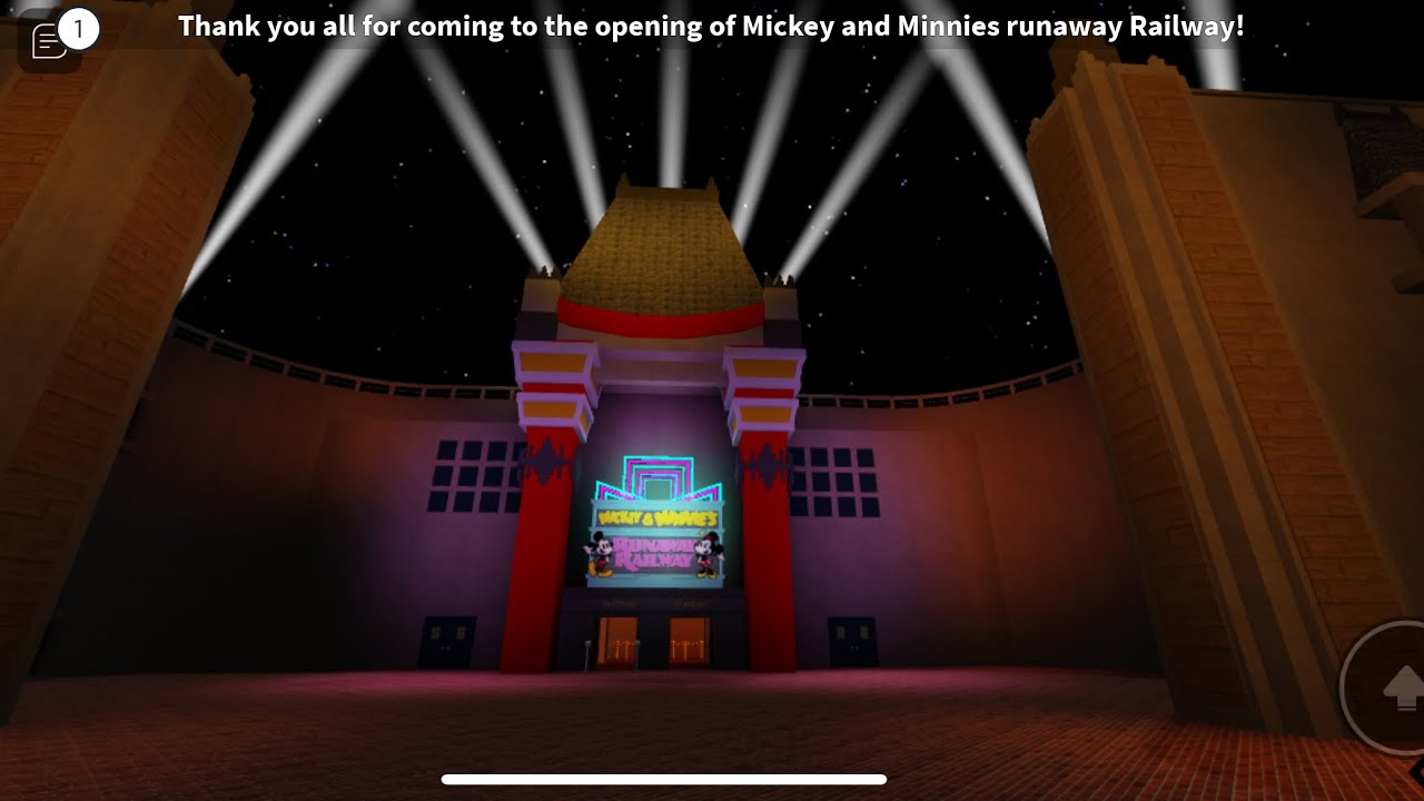 «Побег из железной дороги Микки и Минни» воссоздан в полной версии Roblox!