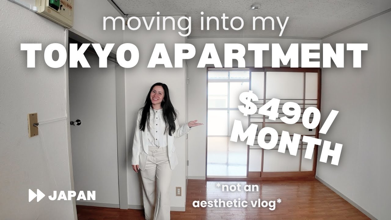moving in tokyo... again?! | no electricity, building furniture & first day teaching