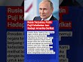 Rusia Terpukau, Putin Puji Kehebatan Iran Hadapi Amerika Serikat #matalokal