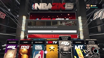 NBA 2K15 Corrupted File