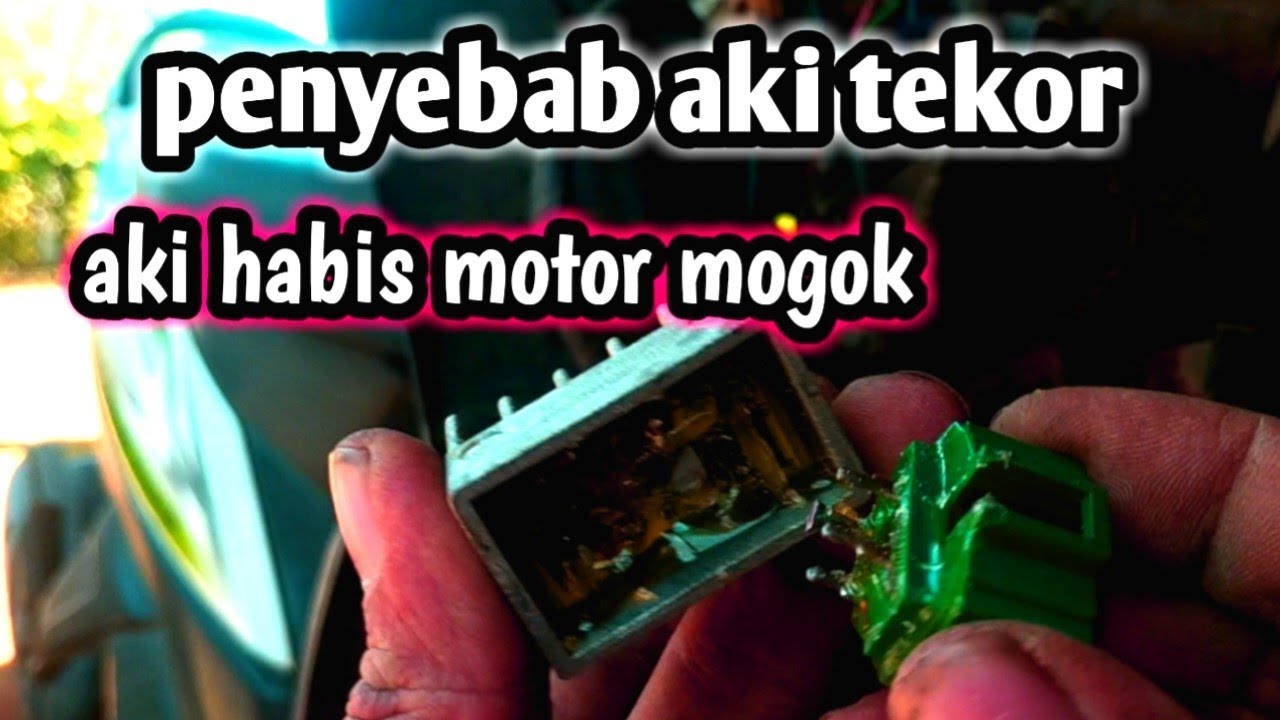  Penyebab  aki  motor  tidak mengisi aki  drop motor  mogok 