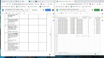 WHS - How to do data analysis with Google Sheets?