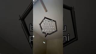 Plafon PVC VS plafon Gypsum  #plafonrumah #plavongipsun #plafonpvc #plafonminimalis #plafongypsum