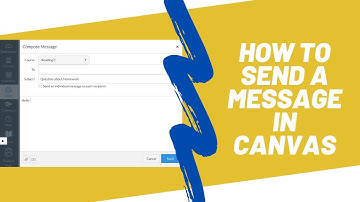 How to Send a Message in Canvas