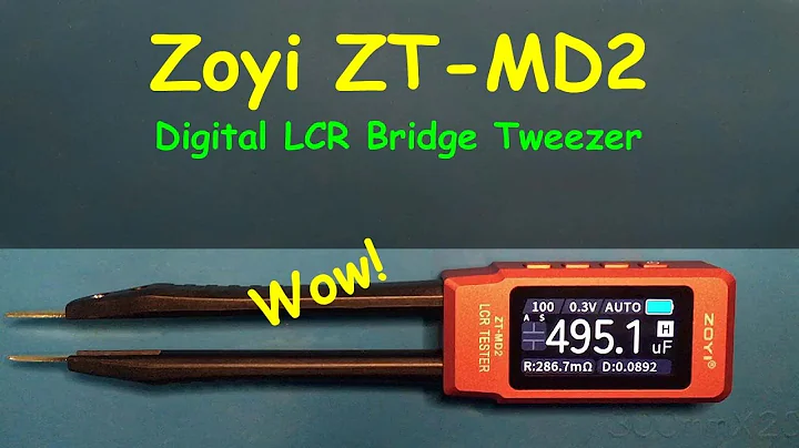 Uni-Byte 0310 - Zoyi ZT-MD2 LCR Tweezers: VERY Nice!