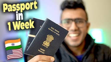 Indian Passport Renewal in 1 Week - USA! (Complete Process)