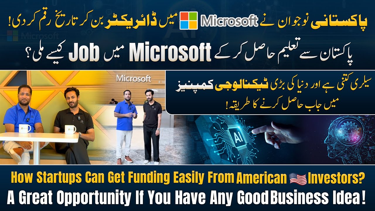 From Pakistan to Microsoft Director! đź’Ľ Salary Secrets & Startup Funding