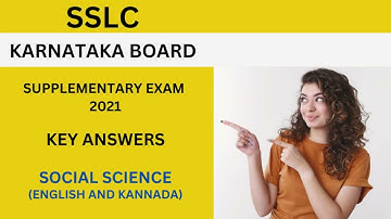 Karnataka SSLC Key Answers- Social Science Supplementary Exam 2021[DOWNLOAD LINK] #sslc