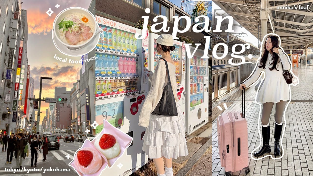 winter in japan🍡🎐 a week in tokyo, kyoto & yokohama, lots of food & shopping, local hidden gem recs