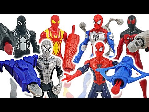 Ultimate Spider-<strong>Man</strong> army shooting <strong>machine</strong> upgrade! #DuDuPopTOY