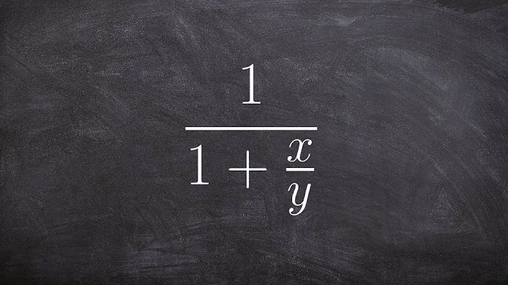 Simplifying complex fractions