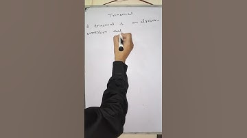 Definition of trinomial #math #trinomial #mathonline #short #viral #mathviralshort