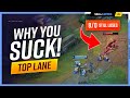 Why Top Laners SUCK at CARRYING GAMES Even When Fed!