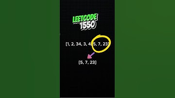 LeetCode 1550: The Trick to 3 Consecutive Odds 🔥