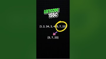 LeetCode 1550: The Trick to 3 Consecutive Odds 🔥