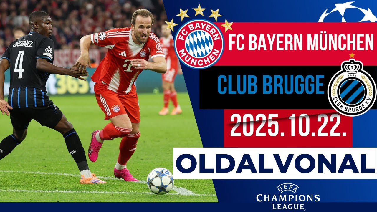 SALZBURGBA INDULTAM, MÜNCHENBE ÉRKEZTEM | FC BAYERN MÜNCHEN - CLUB BRUGGE | 2025.10.22. | OLDALVONAL