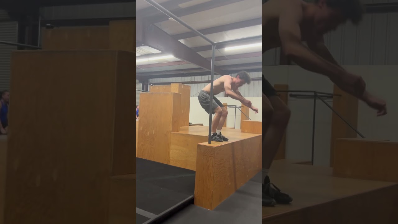 Parkour stride Precision challenge