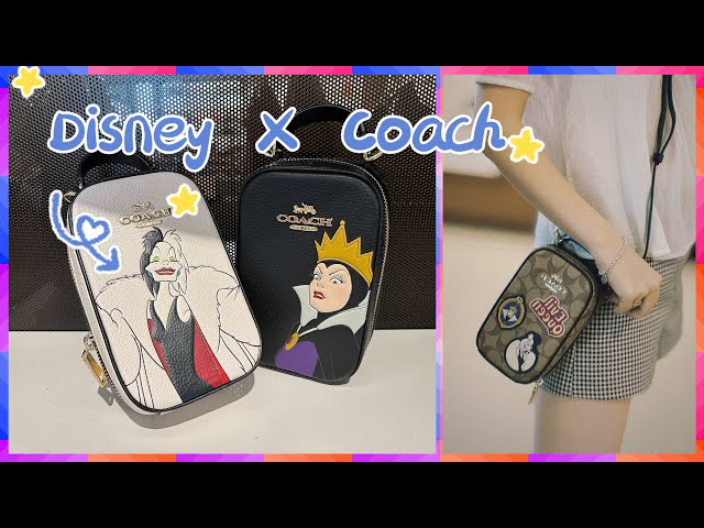 COACH®  Disney X Coach Eva Phone Crossbody With Maleficent Motif