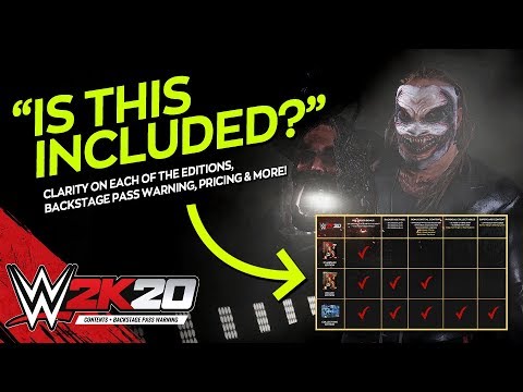 Wwe 2k Is This Included Backstage Pass Dlc Warning Contents Infographic Youtube