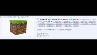 playing the Leaked 4chan minecraft LCE build