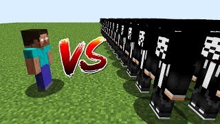 Minecraft Battle: NOOB vs PRO: HEROBRINE VS 1000 HACKERS CHALLENGE \/ Animation