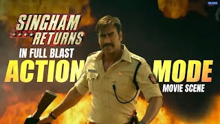 Singham Returns in Full Blast Action Mode | Movie Scene | Ajay Devgn, Kareena Kapoor | Rohit Shetty